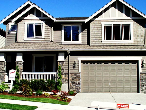 Custom home architecture detail